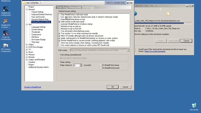 Part 8 MediaPortal Tutorial - Codecs and Final Settings смотреть онлайн