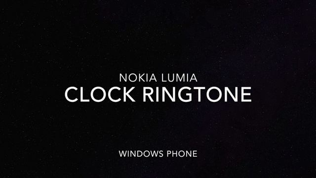 Nokia - Clock Sound (Windows Phone) смотреть онлайн