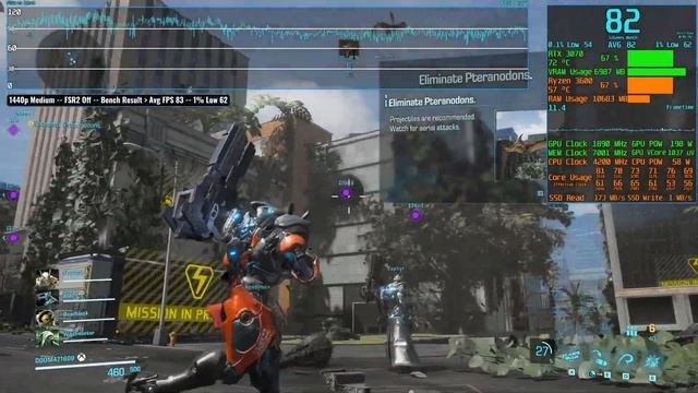 Exoprimal - Ryzen 5 3600 - RTX 3070 - Benchmark - 1440p смотреть онлайн