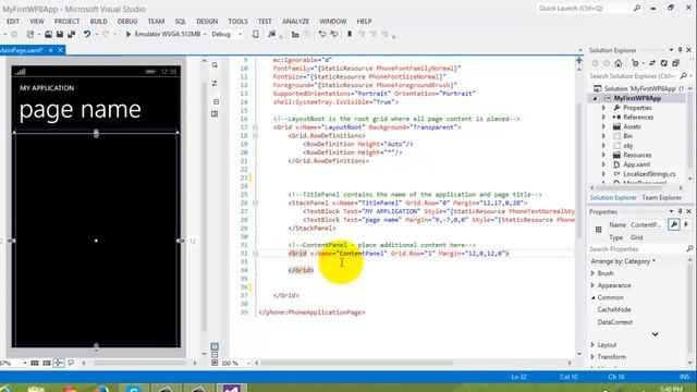 Tutorial for WP8 - 03-My First Windows Phone 8 App смотреть онлайн