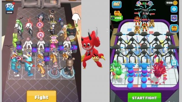 Merge Master Blue Monster vs Merge Monster 100 Doors Android Gameplay