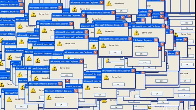 Windows XP Internet explorer Too many errors With Blue Screen of Death (BSoD) смотреть онлайн