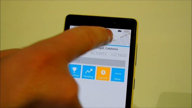 Foursquare per Windows Phone 8 - video demo @ MWC 2013 [ENG] смотреть онлайн