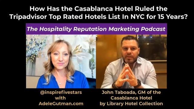 John Taboada GM of the Casablanca Hotel by Library Hotel Collection смотреть онлайн