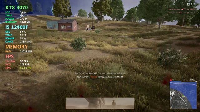PUBG | RTX 3070 | Max Settings! + i5 12400F смотреть онлайн