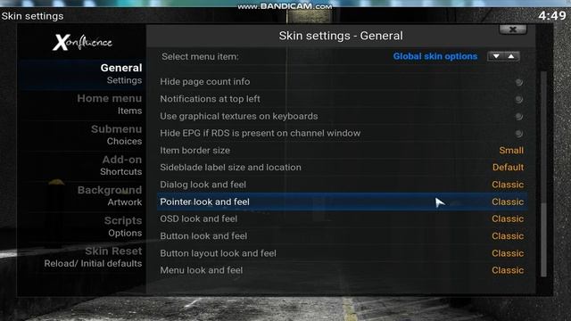 Changing the Pointer(cursor) using Xonfluence Skin in kodi смотреть онлайн