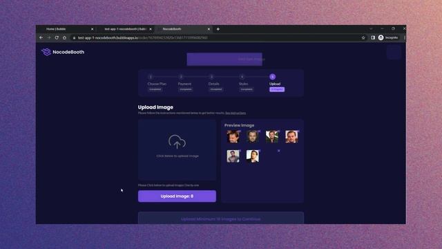 NocodeBooth Demo - AI Image Generation Application Template смотреть онлайн