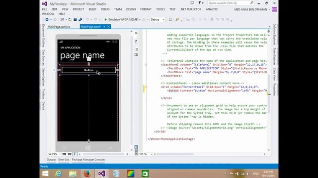 Getting started with Windows Phone development in C# - Hello World смотреть онлайн