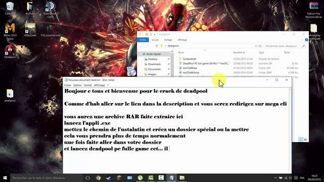 Crack Deadpool Game [FR] смотреть онлайн