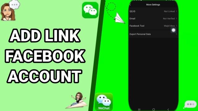 How To Add Link Facebook Account On WeChat App смотреть онлайн