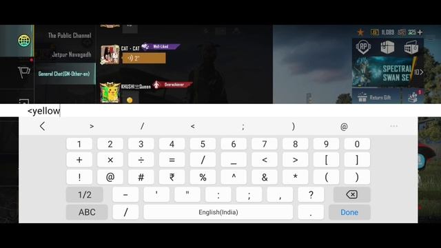 BGMI HOW TO WORLD CHAT RED COLOUR TEXT KAISE LIKHE || BGMI WORLD CHAT FONT COPY. #bgmi #bgmivideos смотреть онлайн