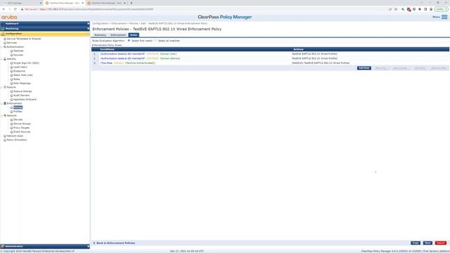 Aruba Clearpass - Set up dot1x with Windows and Cisco using EAP-TLS - Clearpass Service config смотреть онлайн