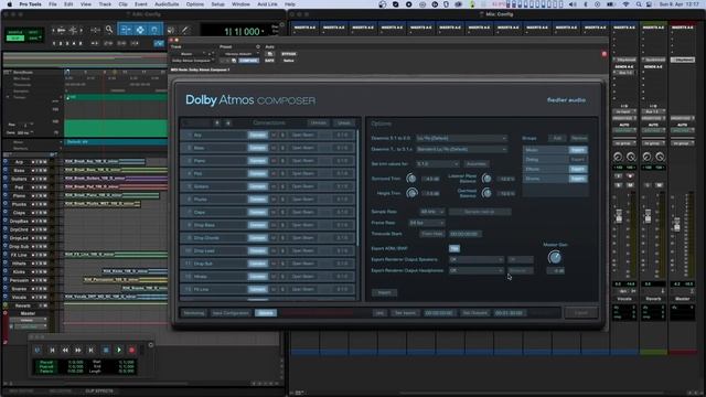 Dolby Atmos Composer in-depth tutorial - 02 Configuring, Export & Import смотреть онлайн