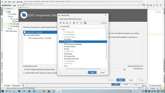 Android SDK location should not contain whitespace, as this can cause problem with the NDK tools смотреть онлайн