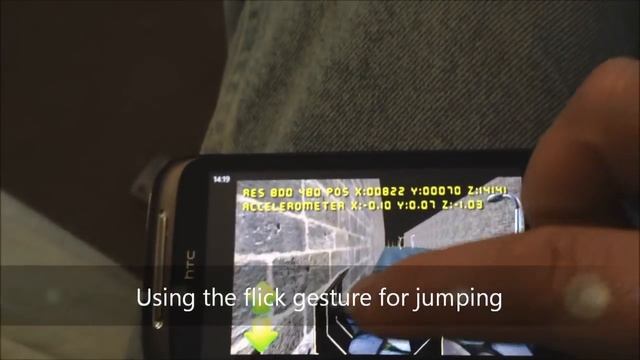 Game demo of Accelerometer & Touch/Gesture controls on Windows Phone смотреть онлайн