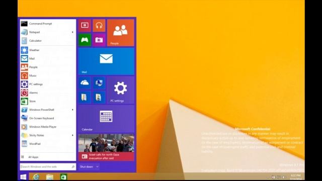 Así será el nuevo menú inicio en Windows 9 imagenes filtradas смотреть онлайн