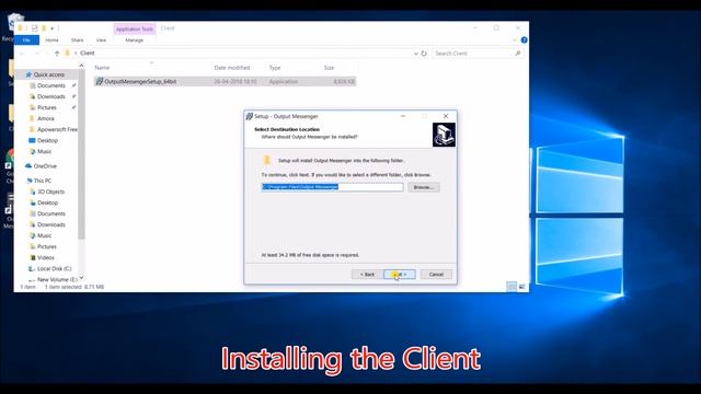 Output Messenger - Quick Start смотреть онлайн