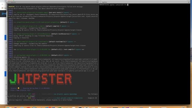 JHipster | Demo for setting up multiple micro-services using registry , uaa and gateway смотреть онлайн