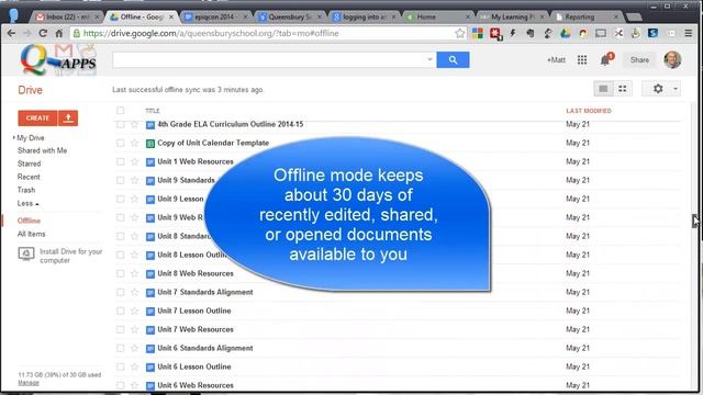 Enabling Offline Files in Google Drive смотреть онлайн