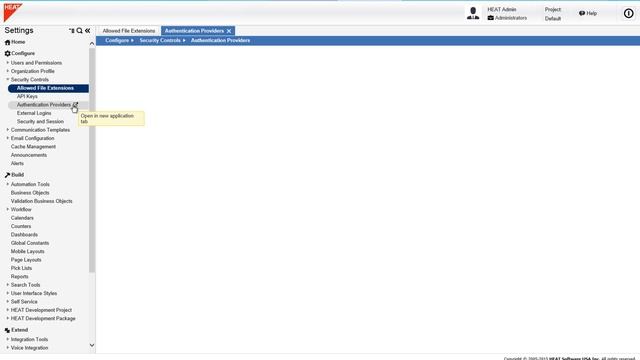 HEAT Service Management - Add Windows SSO Authentication Provider смотреть онлайн