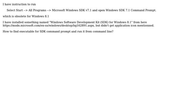 How to run Windows SDK Command Prompt from command line? (2 Solutions!!) смотреть онлайн