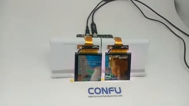 Confu Type-c DP to MIPI DSI 120Hz Driver Kit 2.9" dual lcd for VR AR HMD North Star China смотреть онлайн
