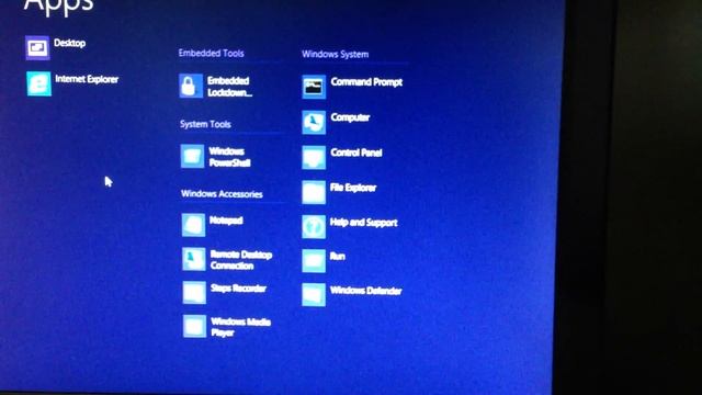 Windows Embedded 8 Standard on Dell XE2 смотреть онлайн