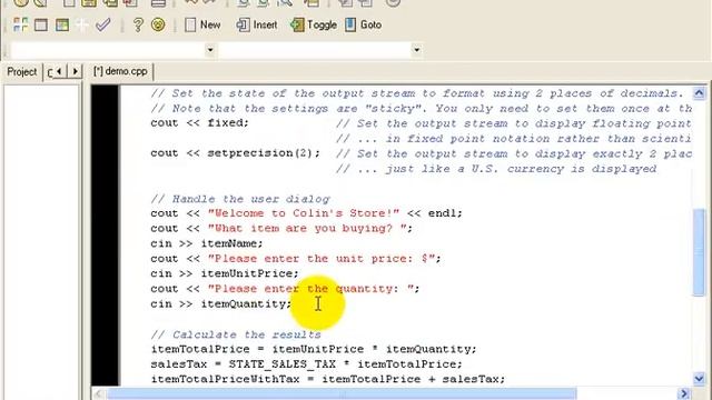 CS 161 - Formatting смотреть онлайн