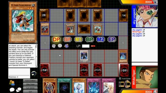 Yu-Gi-Oh Dueling Network - Duel 1 - Blackwings vs XX-Sabers смотреть онлайн