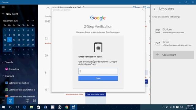Windowss 10 How to add Google calendar account to your Calendar app смотреть онлайн