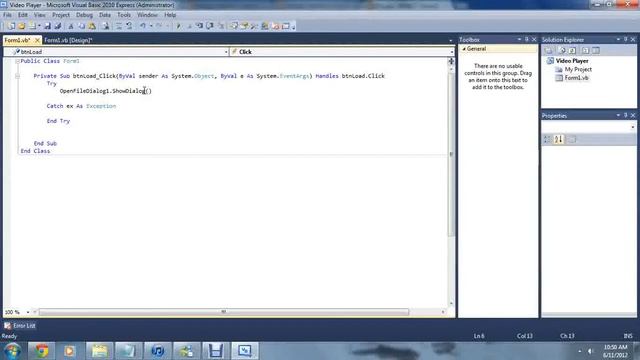 VB.NET Tutorials - Beginners Programs #1 - Simple Media Player смотреть онлайн