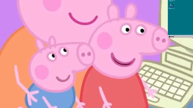 PEPPA PIG DESTROYS THE WINDOWS 95 PC!!!!!! смотреть онлайн
