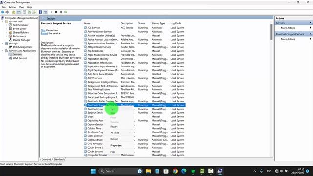 Windows 11 Home : How to Start or Stop Bluetooth Support Service смотреть онлайн
