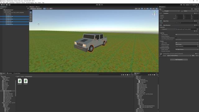 Создание активной модели машины на Unity смотреть онлайн