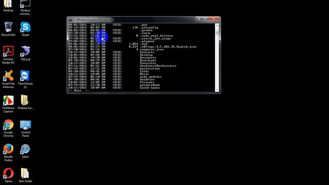 Display files in specified directory and all sub directories in Windows 7 using command prompt смотреть онлайн