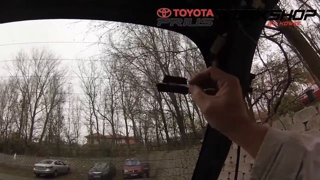 Toyota Prius generation 3 rear window defogger fixing смотреть онлайн