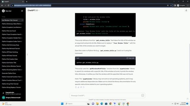 python get window title смотреть онлайн