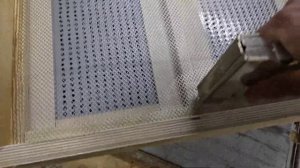 Донный пыльцесборник. Монтаж сетки / To collect pollen