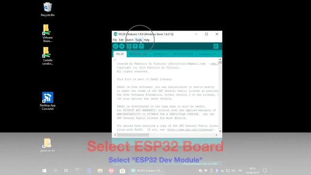 FabGL Tutorial - Installation - Dev Board смотреть онлайн