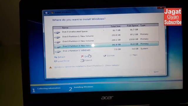 Windows Cannot Be Installed To This Disk  The Selected Disk Is Of The GPT Partition Style
