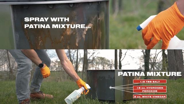 How to Patina your Corten Steel Fire Pit смотреть онлайн