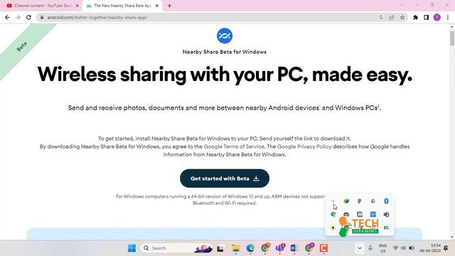 Nearby share for Windows 11 & 10 | Share files from Android mobile to PC | Google Nearby Share Beta смотреть онлайн
