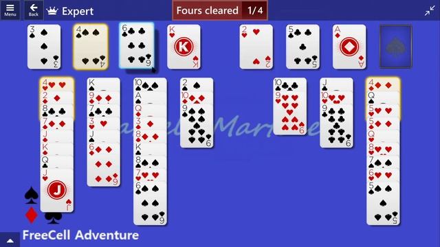 FreeCell Adventure Game #19 | December 9, 2023 Event | Expert смотреть онлайн