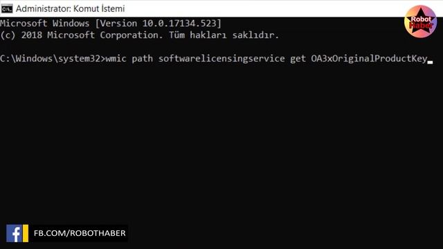 ✔️ Programsız CMD ile Windows ürün anahtarı öğrenme, Windows lisansı bulma смотреть онлайн