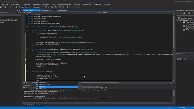 Administración de Listas en C# смотреть онлайн