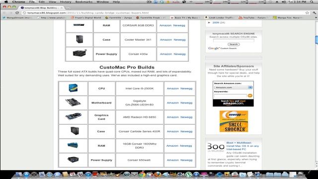 Tonymacx86 Hackintosh Build Nov 2011 Refresh смотреть онлайн