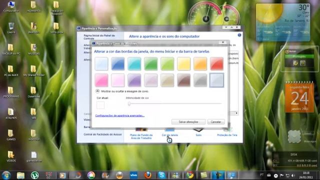 Tutorial para deixar o efeito AERO GLASS no WINDOWS 7(HOME BASIC) смотреть онлайн