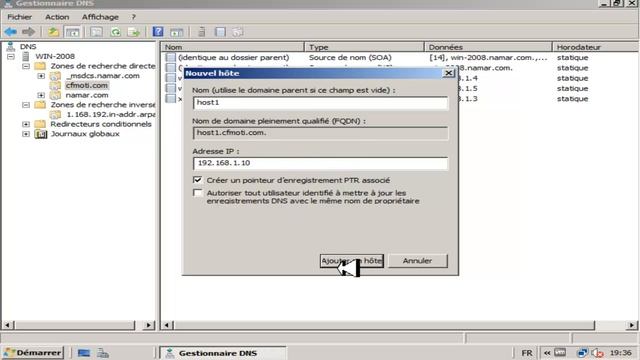 Notification de serveur DNS sous windows server 2008 ( partie 4 ) смотреть онлайн