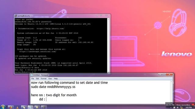 How to set date and time on Ubuntu Server using Command Line смотреть онлайн