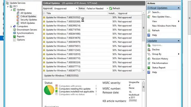 Windows Server 2012 R 2 - päivitysten jakaminen WSUS palvelimelta смотреть онлайн